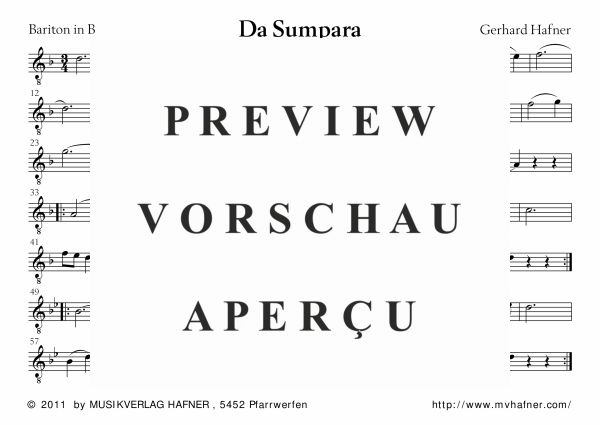 Product gallery: Page 9 of 11 Da Sumpara, , (woodwind and brass)