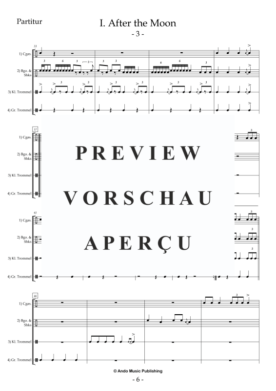 Produktgalerie: Seite 8 von 11 5 Ensemble Stücke für vier Percussion Spieler, , Perkussion Ensemble Quartett