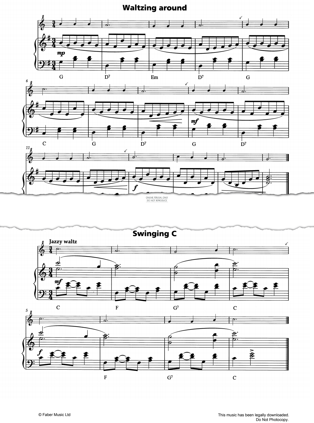 Product gallery: Page 1 of 1 Waltzing Around/Swinging C, 