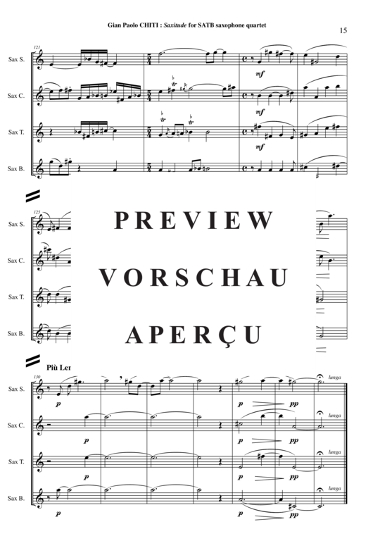 Product gallery: Page 16 of 21 Saxitude , , (Saxophone Quartet SATB)