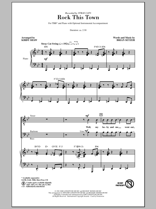 Produktgalerie: Seite 1 von 1 Rock This Town, Kirby Shaw, Chor
