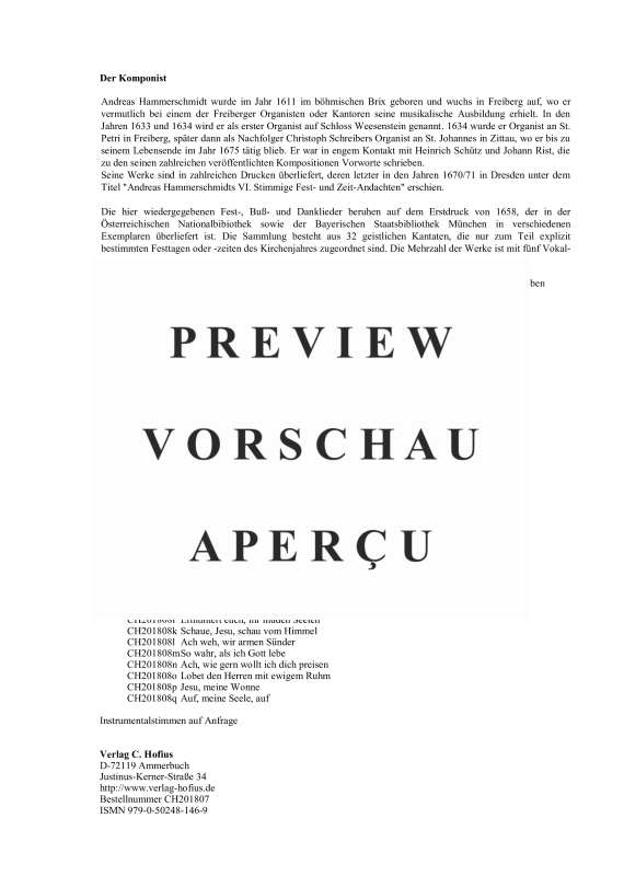 gallery: Fest-, Buß- und Danklieder (1658) - Band 1, , (Gemischter Chor 4-5 stimmig, 4-5 Instrumente, B.C.)