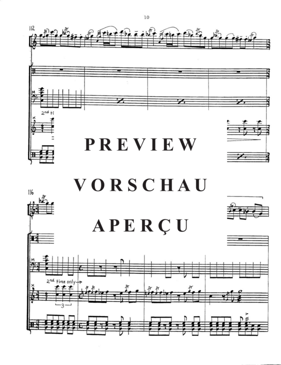 Product gallery: Page 15 of 21 Mysterious Exit , , (solo flute and 4 percussion instruments)