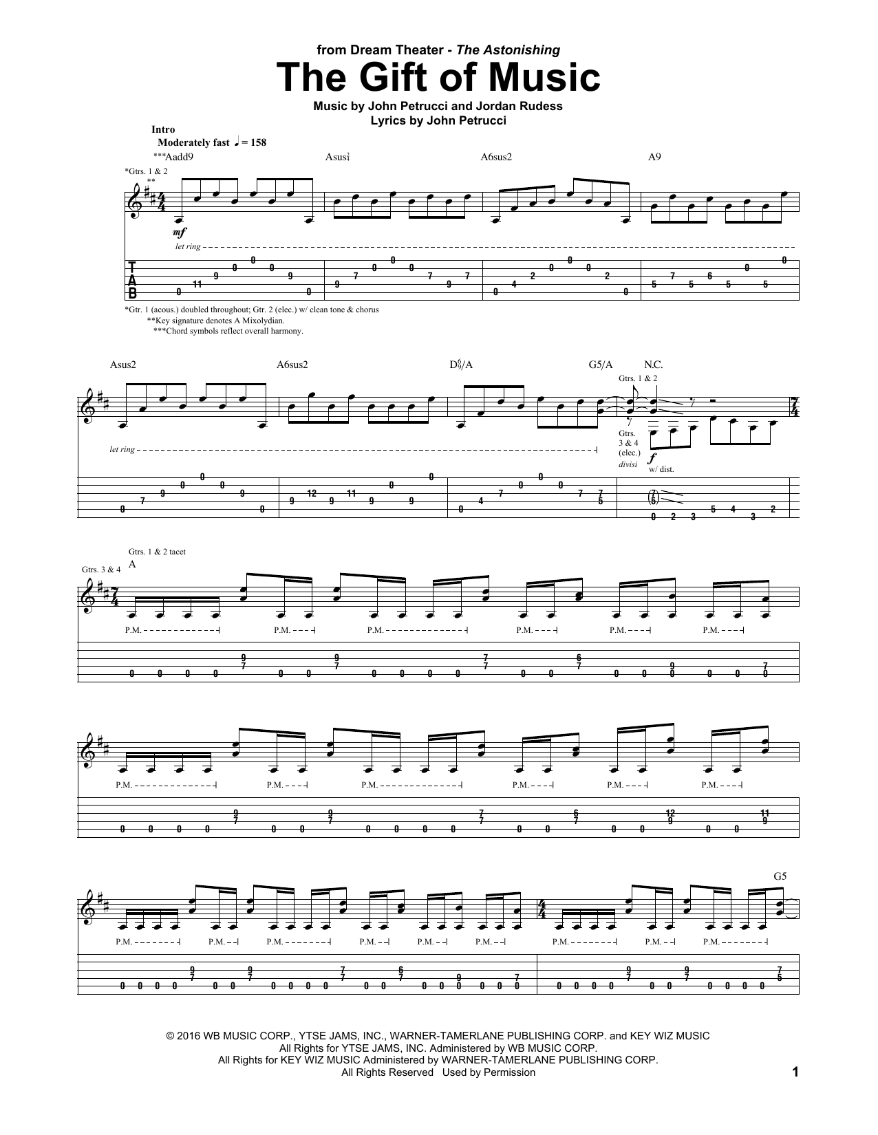 Product gallery: Page 1 of 1 The Gift Of Music, Dream Theater