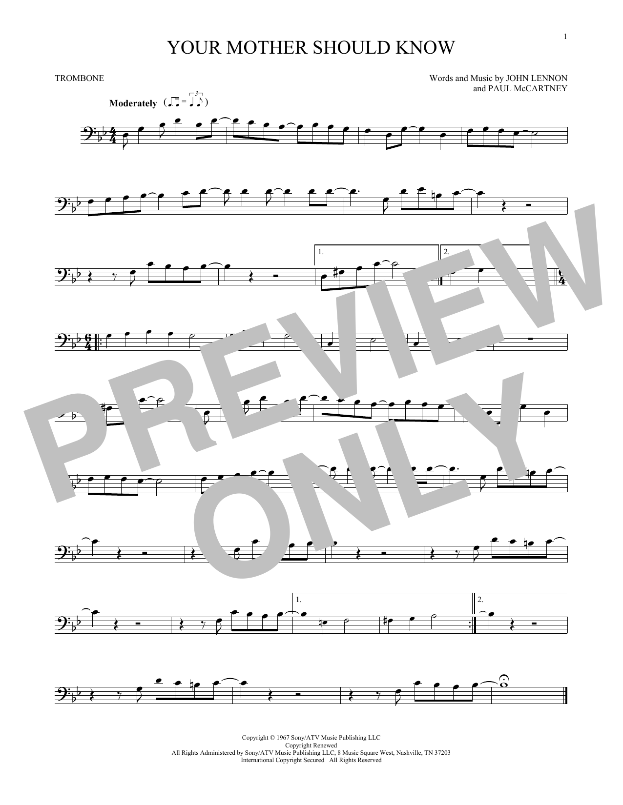 Product gallery: Page 1 of 1 Your Mother Should Know, The Beatles