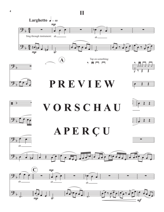 Product gallery: Page 19 of 22 Capricious Suite , , (Tuba, Voice, Percussion + Klavier)