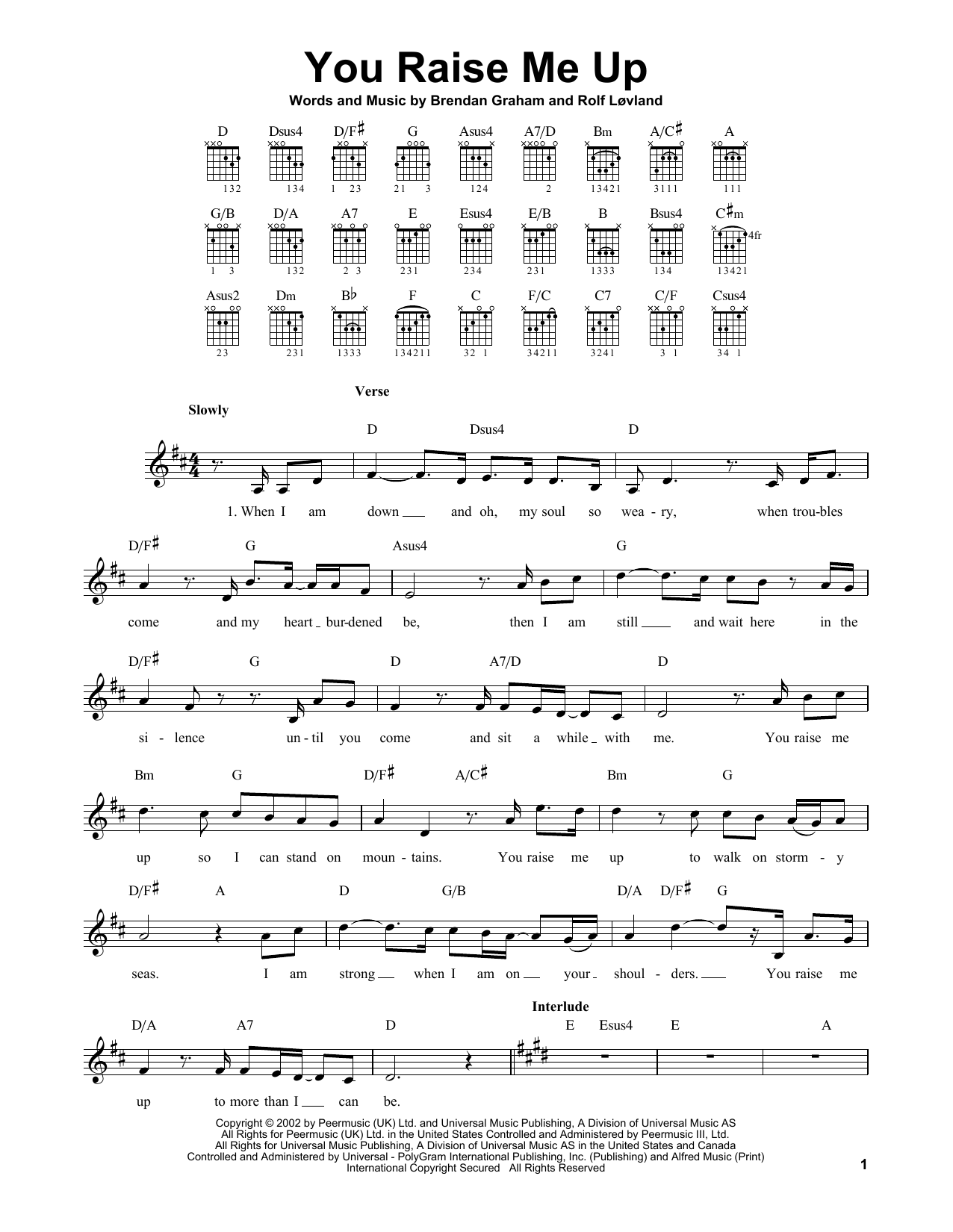 Product gallery: Page 1 of 1 You Raise Me Up, Josh Groban
