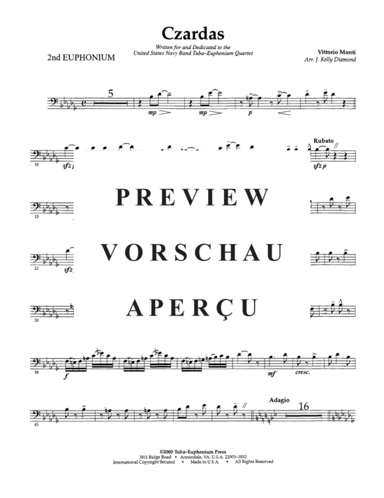 Product gallery: Page 13 of 18 Czardas , , (Tuba Quartett EETT)