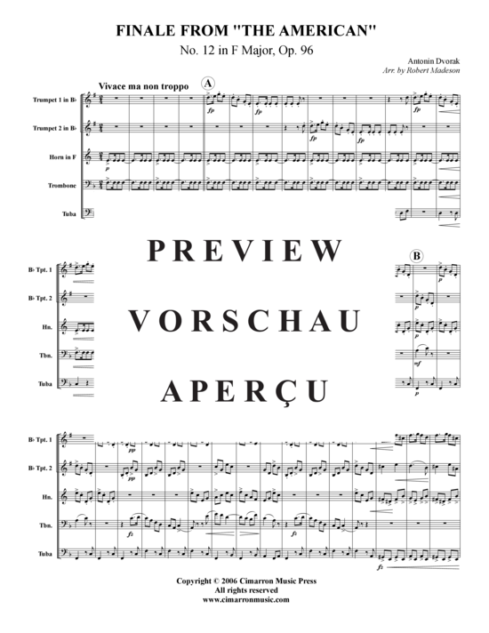 Produktgalerie: Seite 2 von 21 Finale , , (Blechbläserquintett)