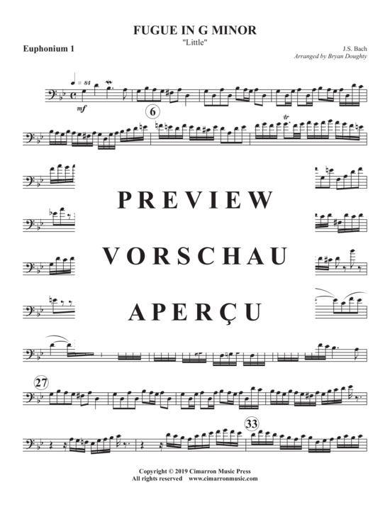 Product gallery: Page 7 of 18 Fugue in g minor , , (Tuba Quartett EETT)