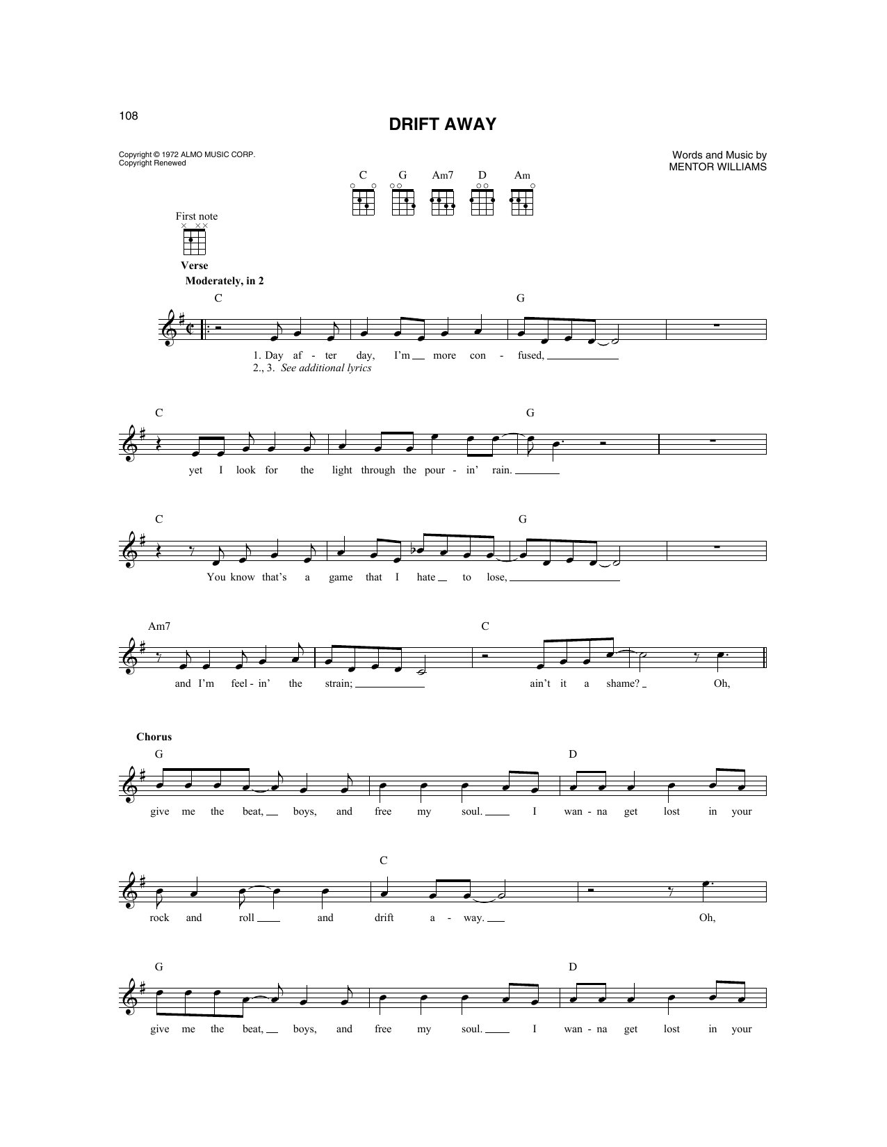 Produktbild zu: Drift Away (feat. Dobie Gray)