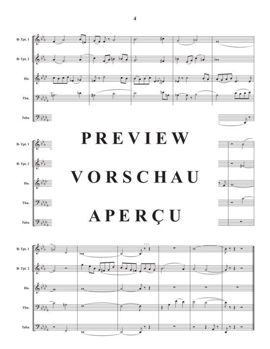 Produktgalerie: Seite 6 von 11 Flower Song , , (Blechbläser Quintett)