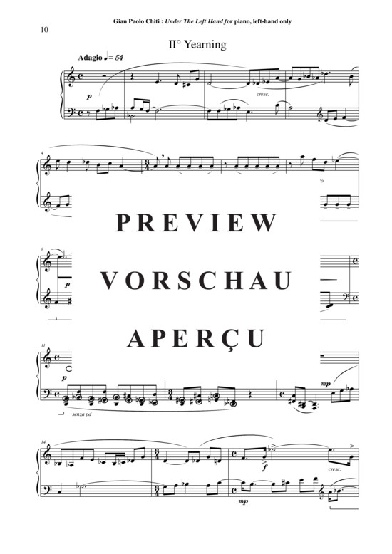 Product gallery: Page 11 of 15 Under The Left Hand , , Piano Solo