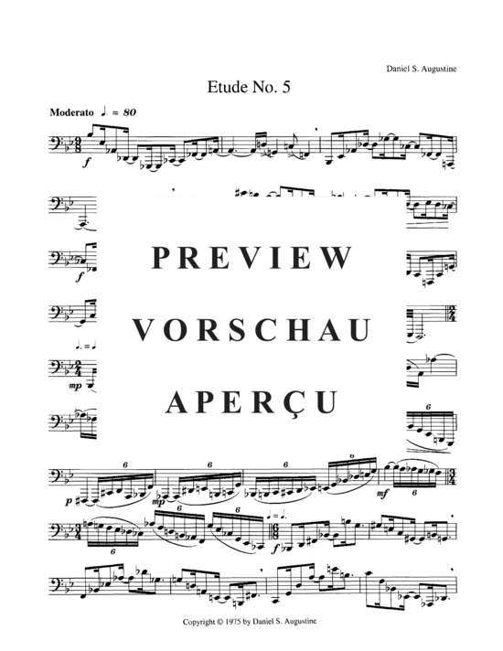 Product gallery: Page 8 of 21 Seventeen Etudes for Tuba , , (Tuba Solo)