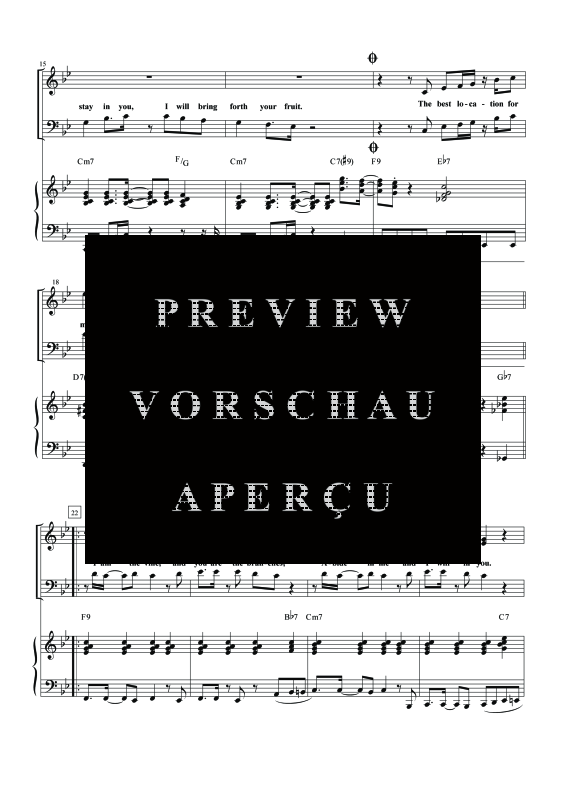 Produktgalerie: Seite 8 von 11 Abide In Me, , Gemischter Chor und Klavier