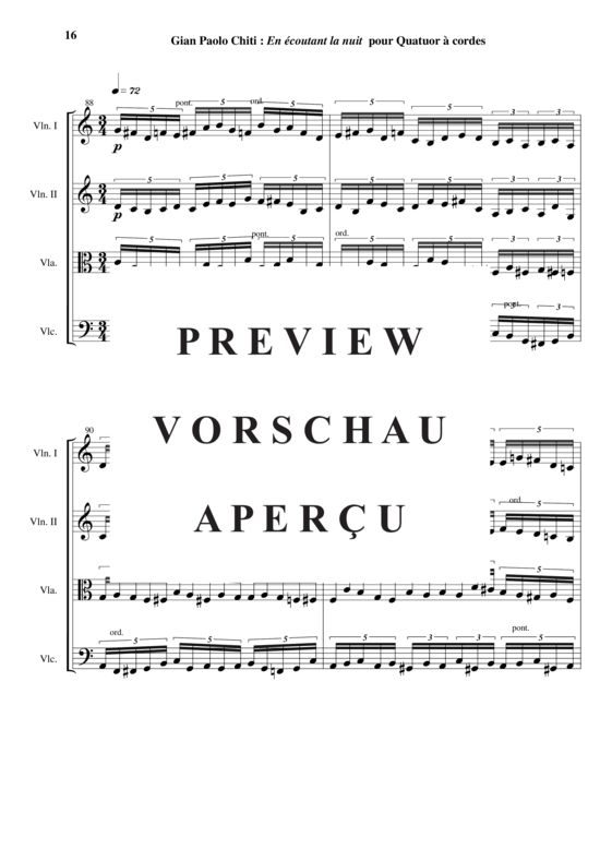 Produktgalerie: Seite 17 von 21 En Ecoutant La Nuit , , (Streicherquartett)