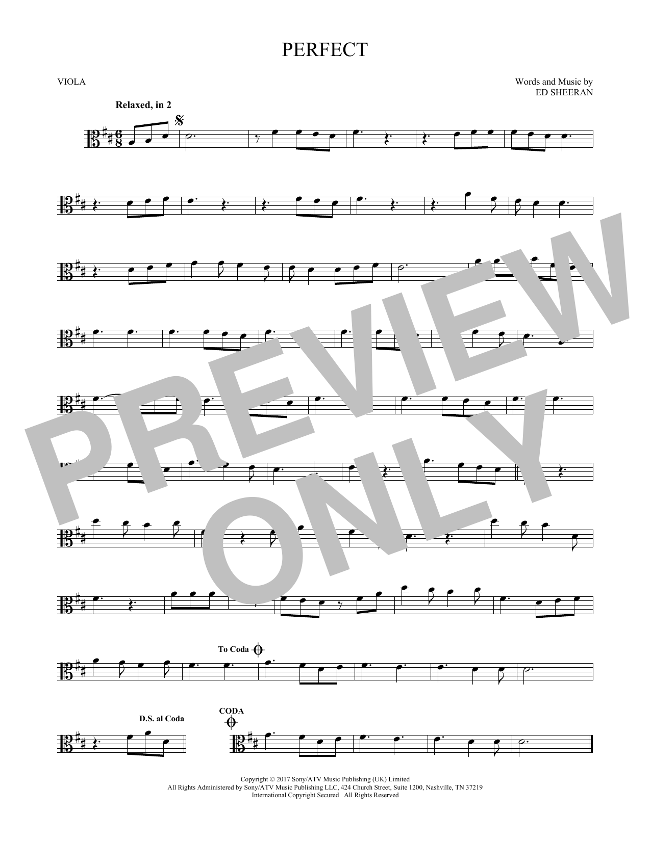 Product gallery: Page 1 of 1 Perfect, Ed Sheeran