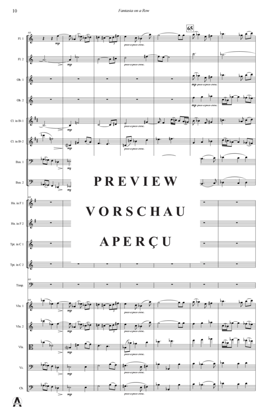 Produktgalerie: Seite 13 von 21 Fantasia on a Row , , (Orchester)