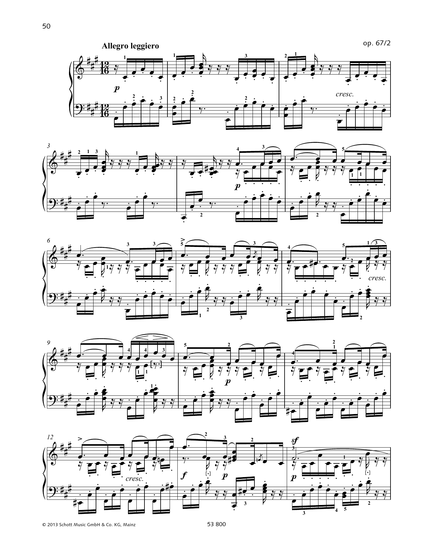 Product gallery: Page 1 of 1 Allegro leggiero, Felix Mendelssohn Bartholdy