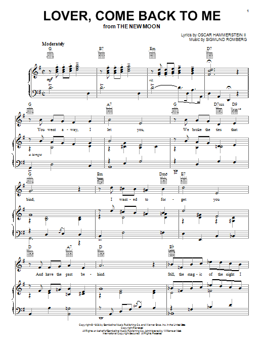 Produktbild zu: Lover, Come Back To Me