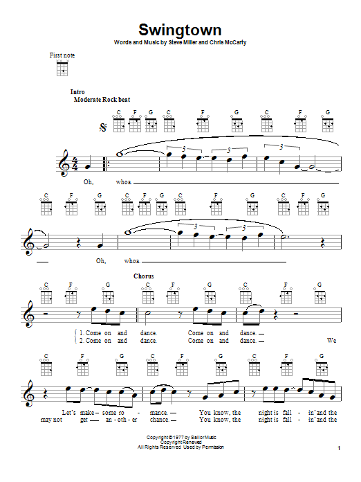Product gallery: Page 1 of 1 Swingtown, Steve Miller Band