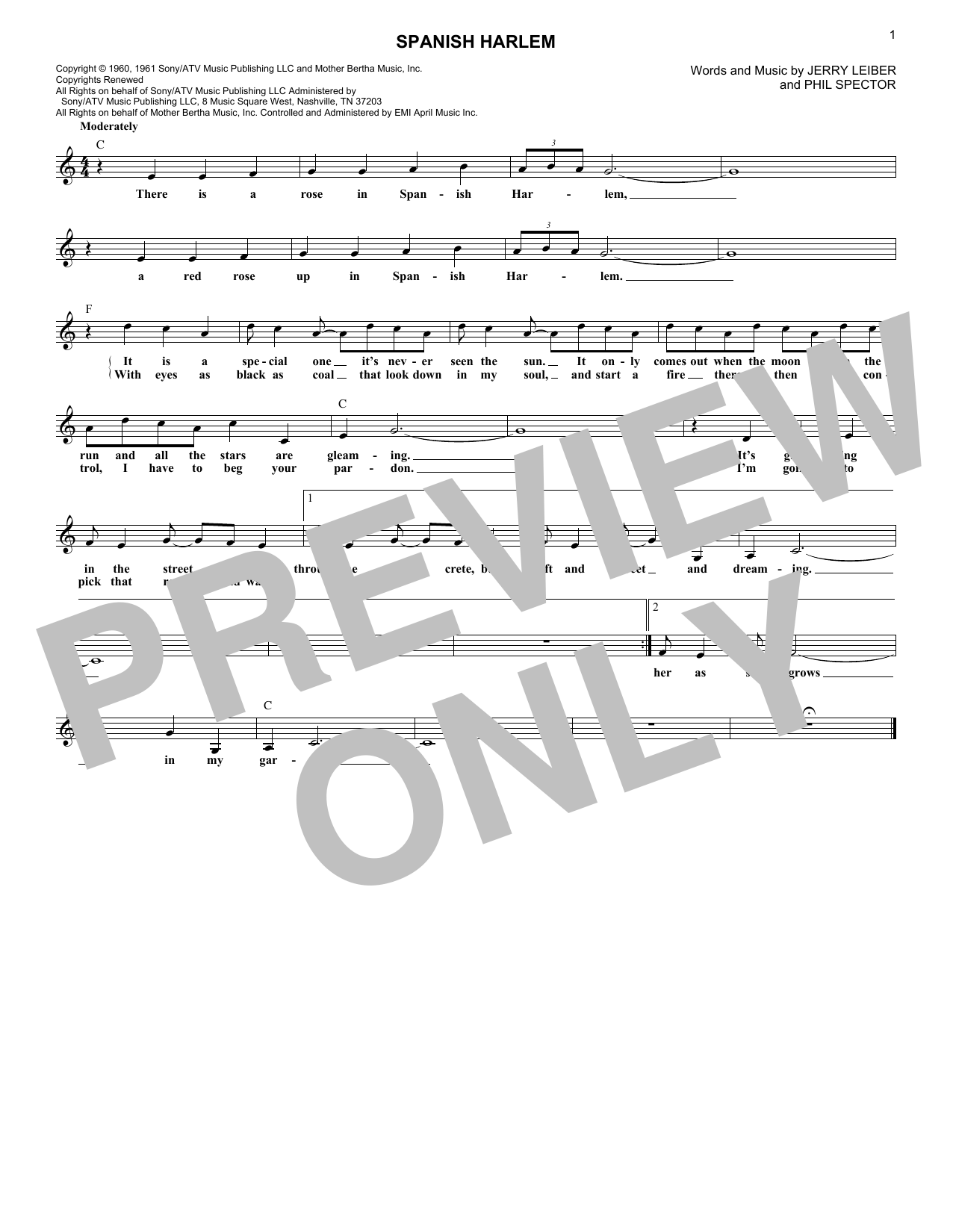 Produktbild zu: Spanish Harlem