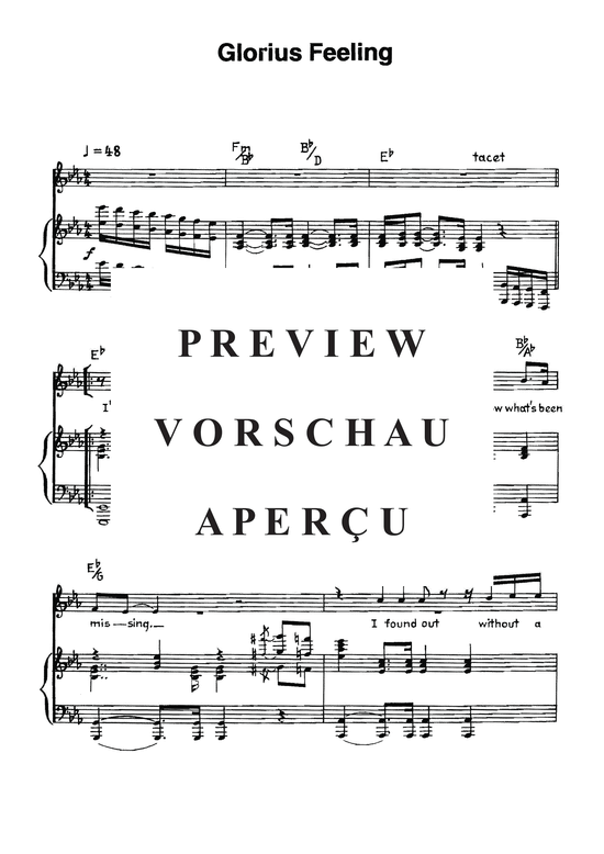 Product gallery: Page 4 of 5 Glorius Feeling , , Piano and Voice
