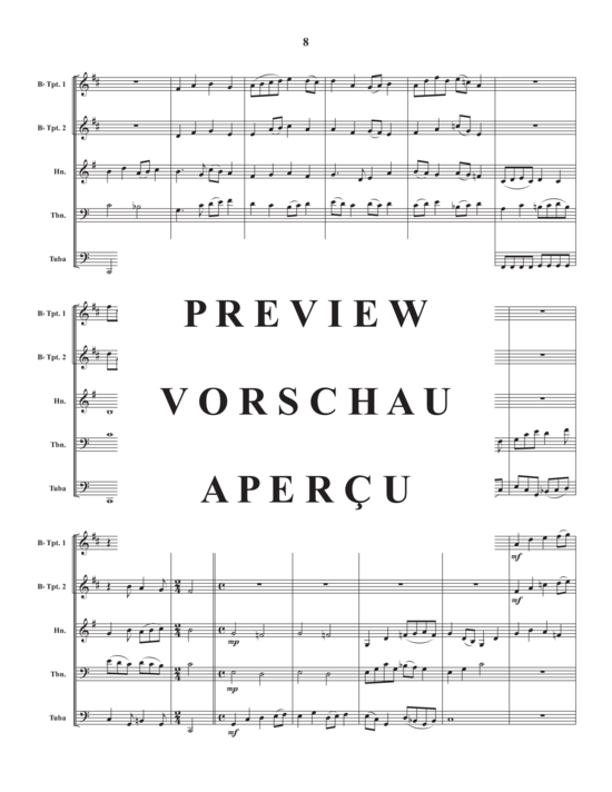 Produktgalerie: Seite 10 von 27 Three Times Five , , (Blechbläser Quintett)