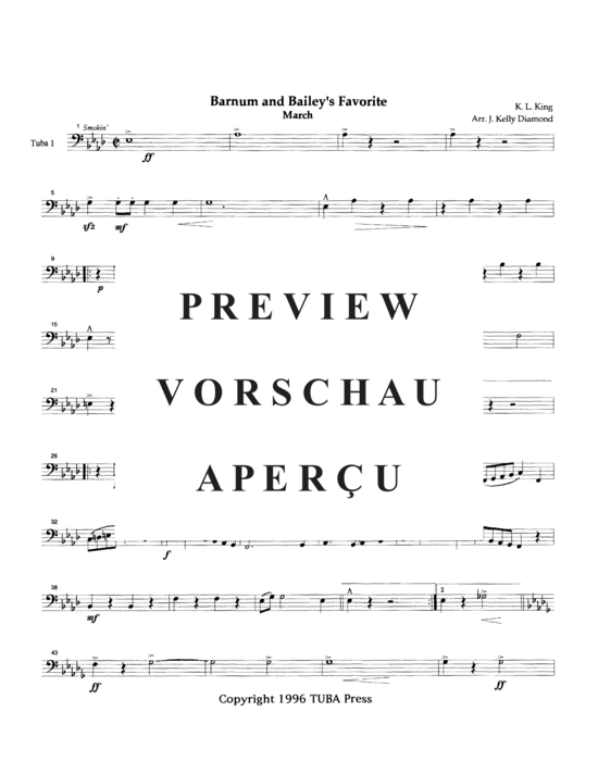Product gallery: Page 15 of 18 Barnum and Bailey´s Favroite , , (Tuba Quartett EETT)