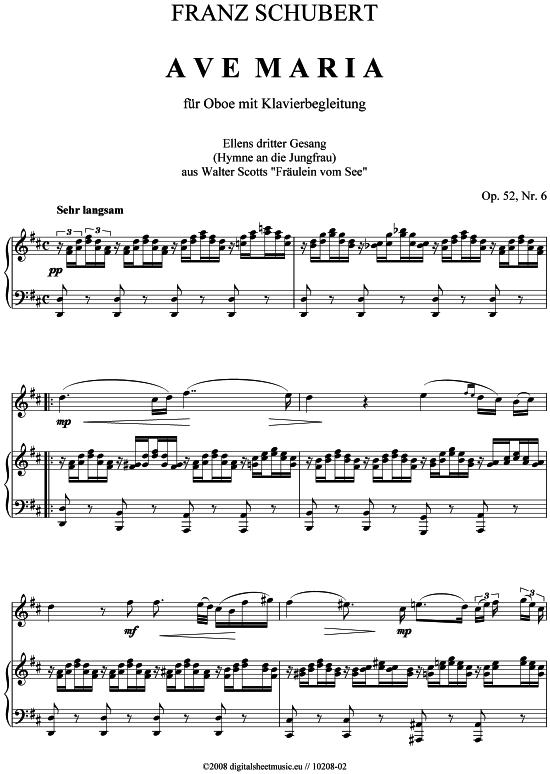 Product picture to: Ave Maria Franz Schubert / Michael Hirte