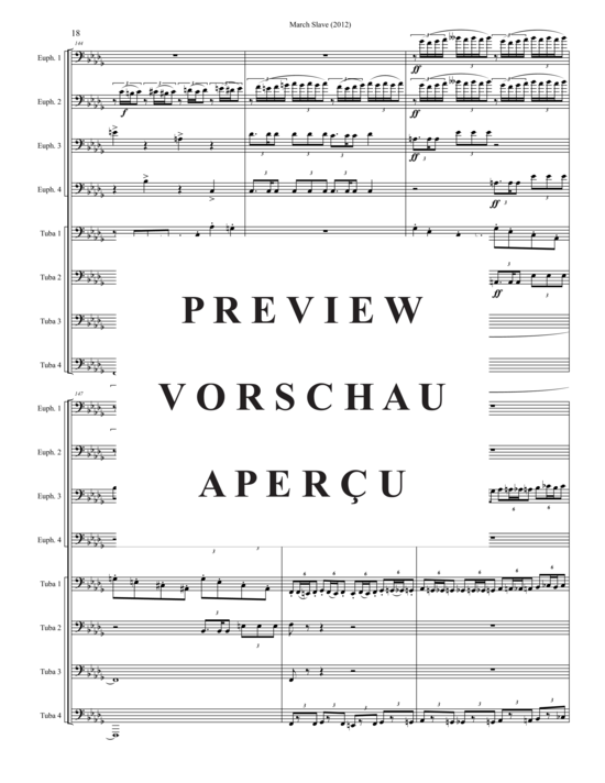 Produktgalerie: Seite 20 von 21 March Slave , , (Tuba Ensemble EEEETTTT)