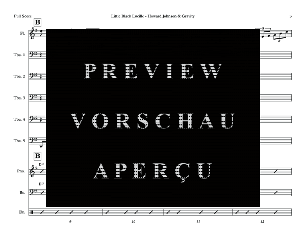 Produktgalerie: Seite 9 von 11 Little Black Lucille, , (Flöte Solo, 5x Tuba und Combo Band)