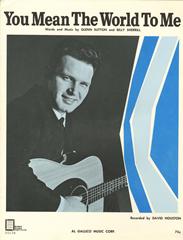 cover: You Mean The World To Me, David Houston, Gesang, Gitarre, Klavier