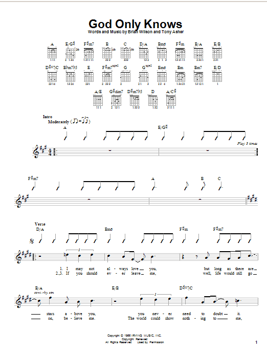 Product gallery: Page 1 of 1 God Only Knows, The Beach Boys