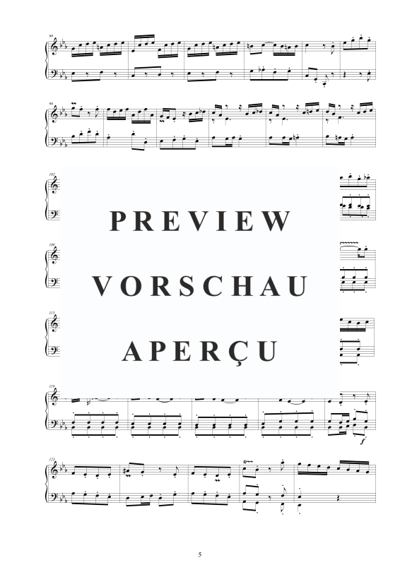 Produktgalerie: Seite 6 von 8 Cembalo Sonate in Es-Dur, , Cembalo/Klavier Solo