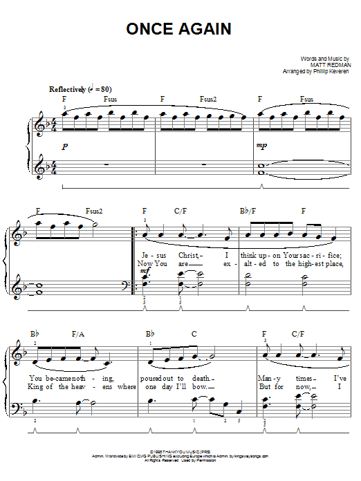 Produktbild zu: Once Again (arr. Phillip Keveren)