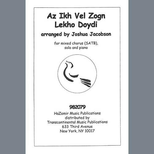 cover: Az Ikh Vel Zogn Lekho Doydi, Joshua Jacobson