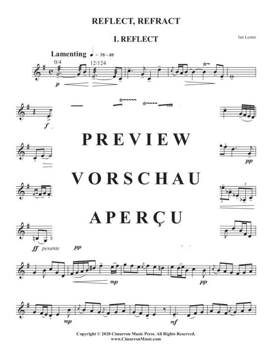 Product gallery: Page 10 of 15 Reflect, Refract , , (Euphonium Solo)