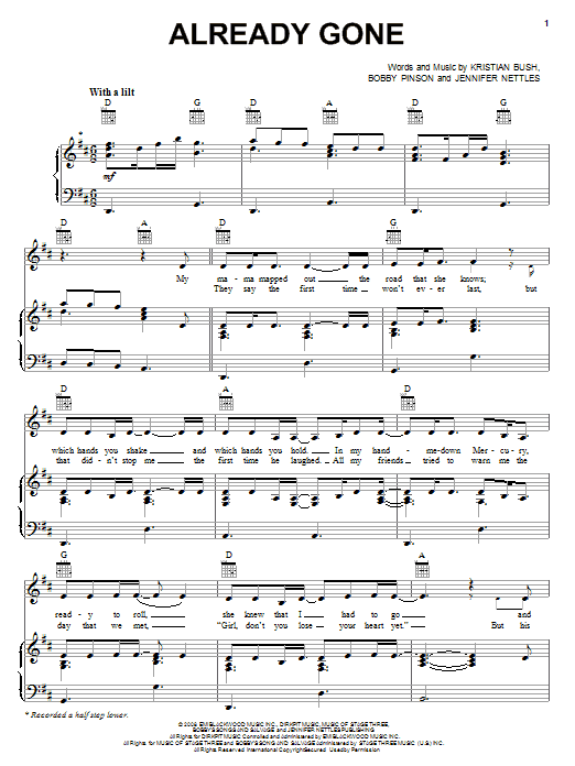 Product picture to: Already Gone