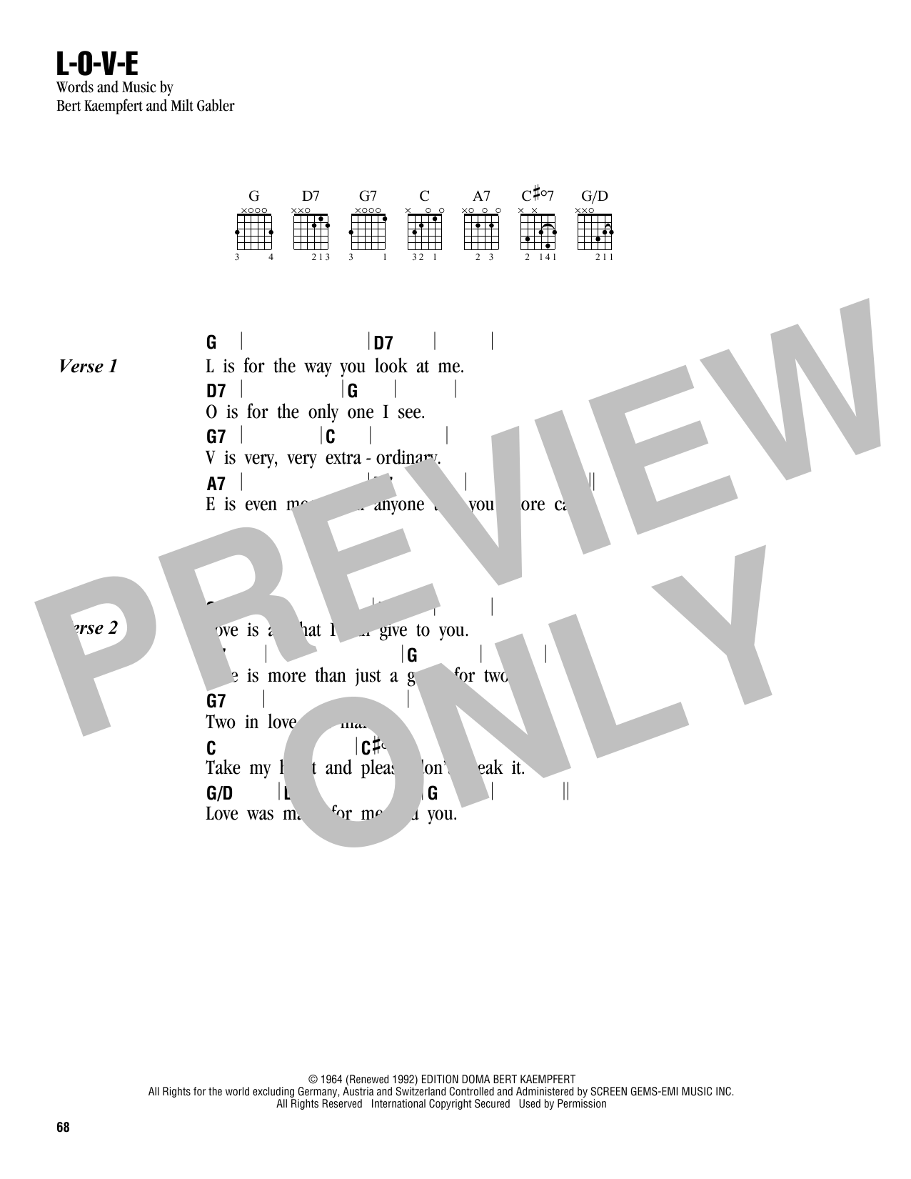 Product picture to:  L-O-V-E - Nat King Cole