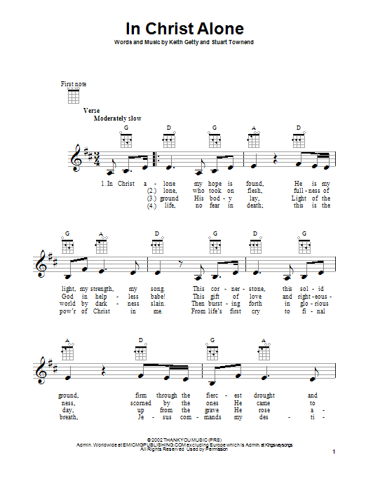 Product gallery: Page 1 of 1 In Christ Alone, Keith & Kristyn Getty