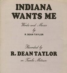 cover: Indiana Wants Me, Richard Dean Taylor, Gesang, Gitarre, Klavier