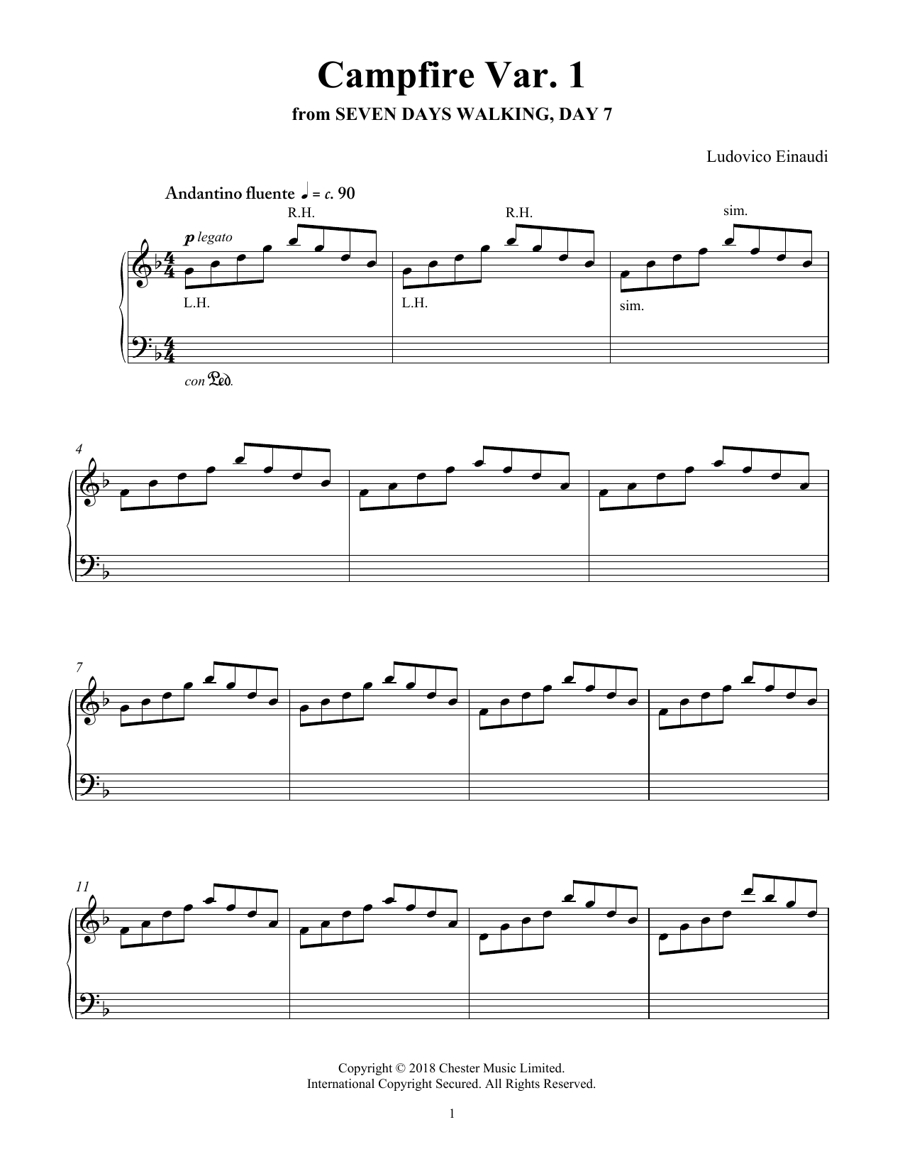 Produktbild zu: Campfire Var. 1 (from Seven Days Walking: Day 7)