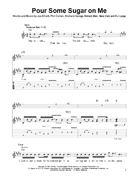 Produktbild zu: Pour Some Sugar On Me