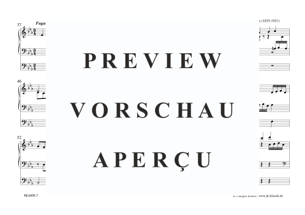 Produktgalerie: Seite 8 von 11 Präludium und Fuge Op.99 Nr.3, , Orgel Solo