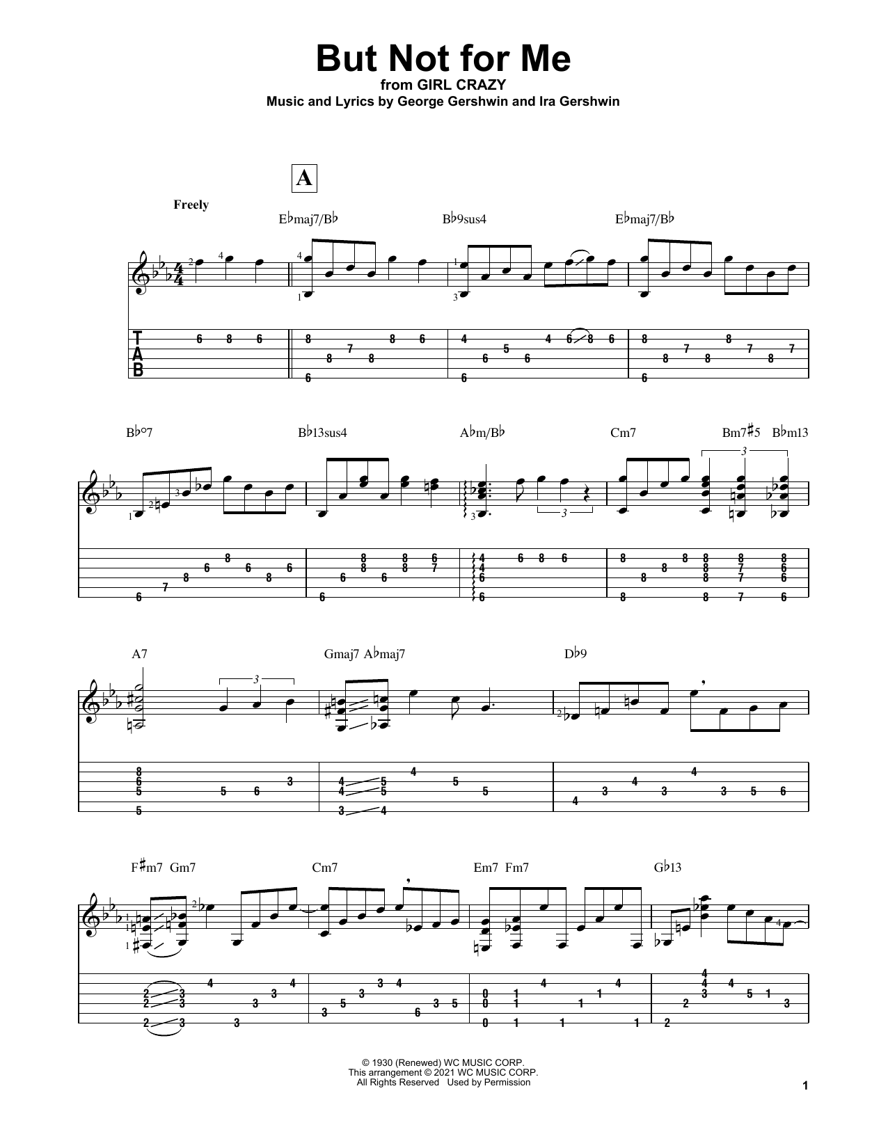 Product picture to: But Not For Me (arr. Matt Otten)