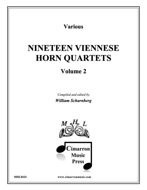 cover: 19 Viennese Horn Quartets, Vol. II, , Horn Quartett