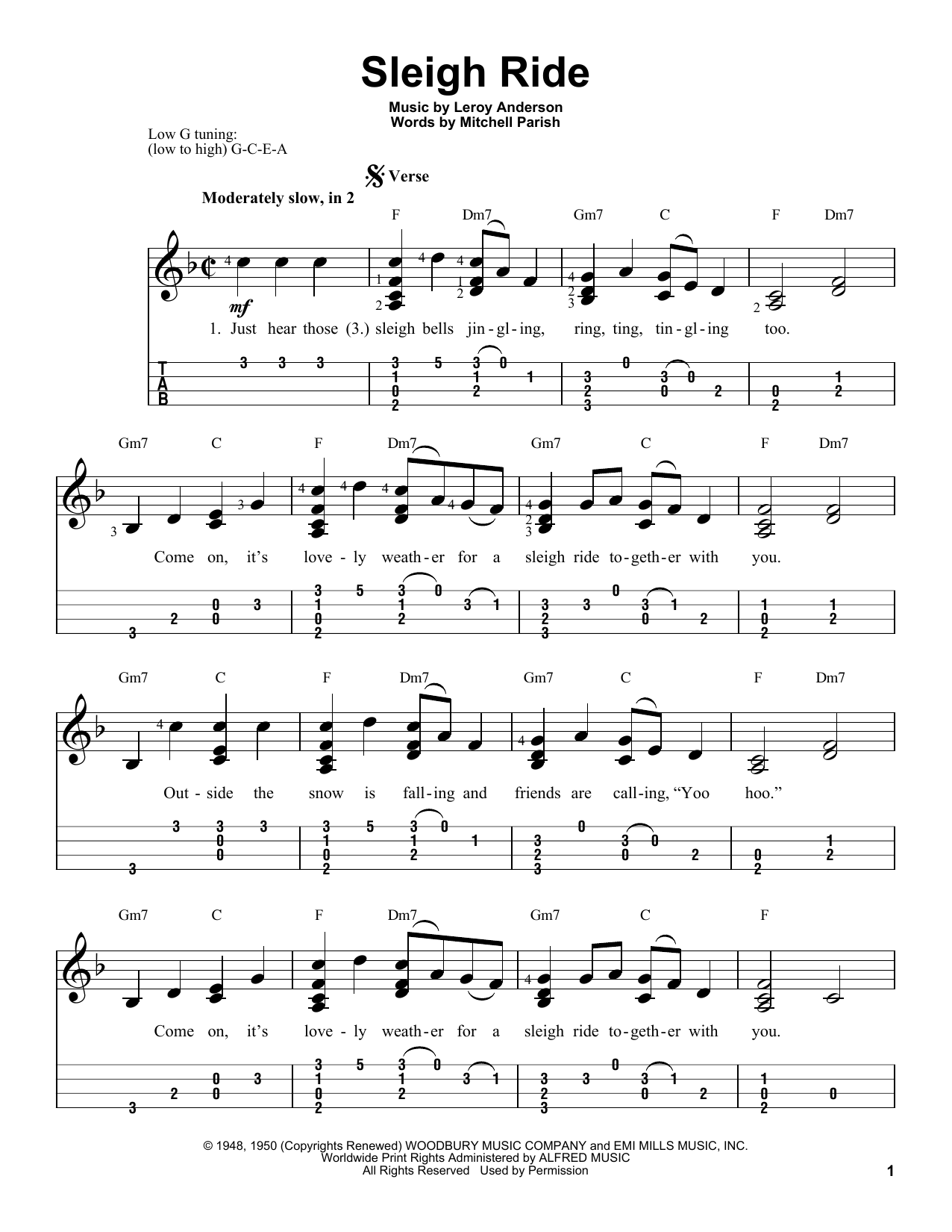 Product gallery: Page 1 of 1 Sleigh Ride, Leroy Anderson