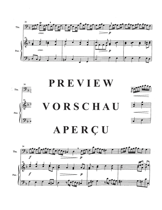 Produktgalerie: Seite 5 von 12 Sonata in D Minor , , (Tuba + Klavier)