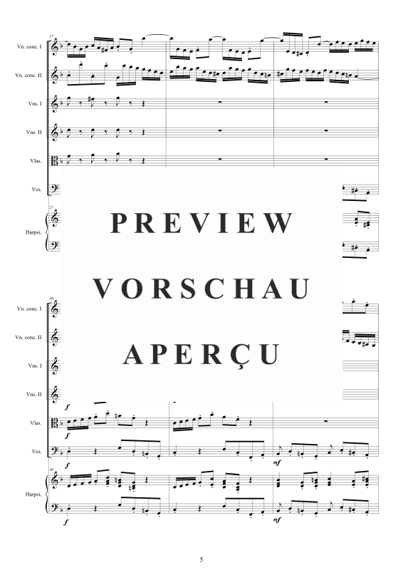 Product gallery: Page 6 of 11 Double Concerto in D minor BWV 1043, , Mixed Ensemble 2 Violins, Strings and Continuo (Harpsichord)